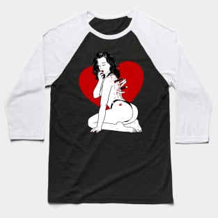 Corazones y Navajas Baseball T-Shirt